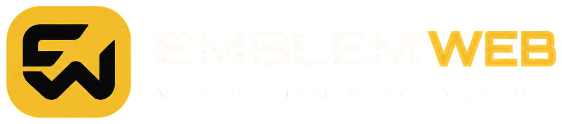 Emblem Web. Web design and AI systems.