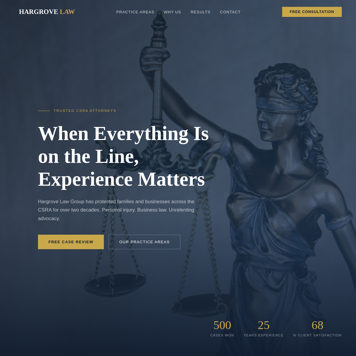 Hargrove Law Group website
