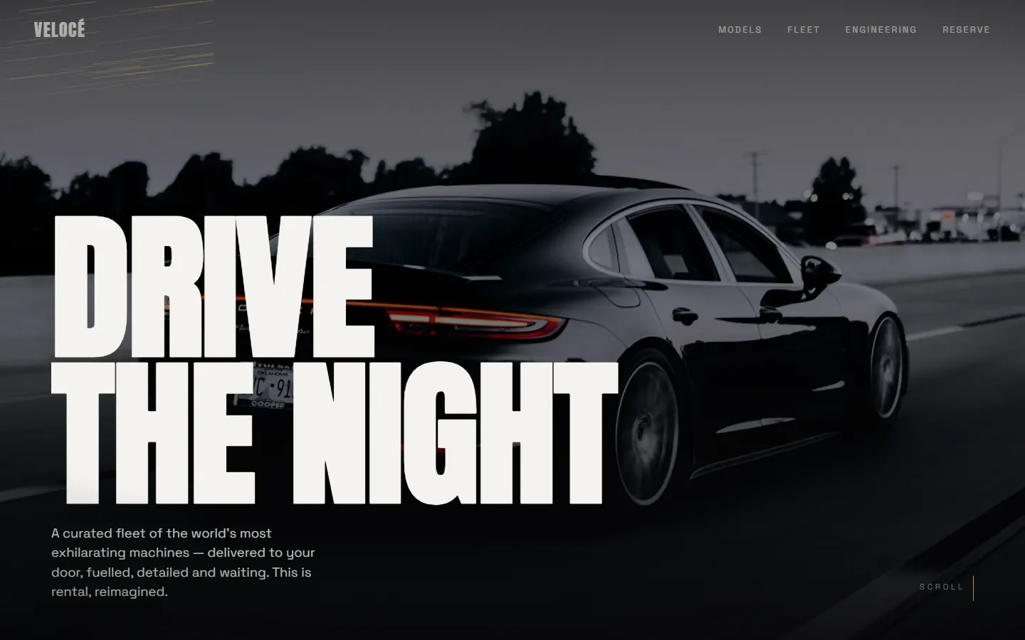Screenshot of the Obsidian Auto website