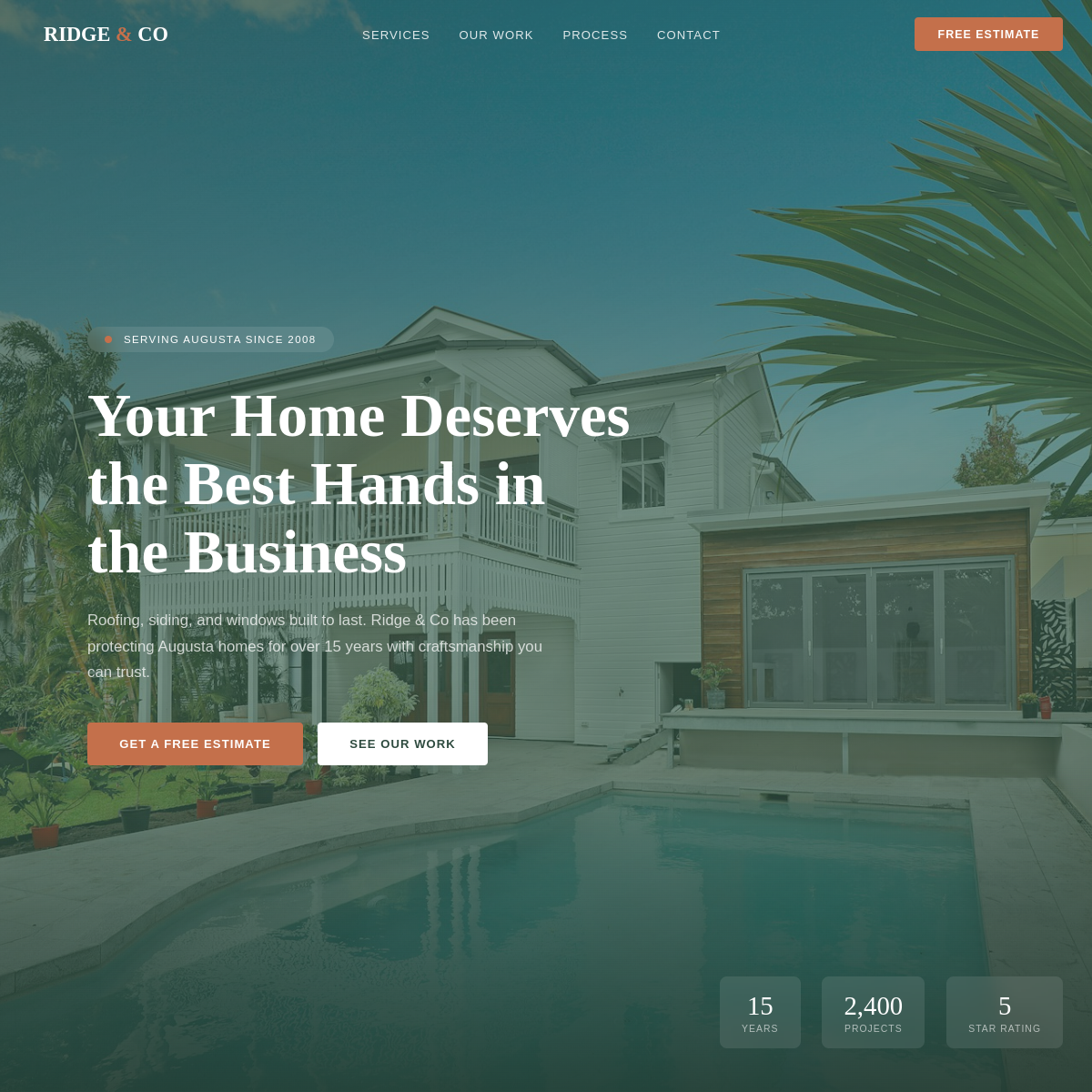 Ridge and Co website